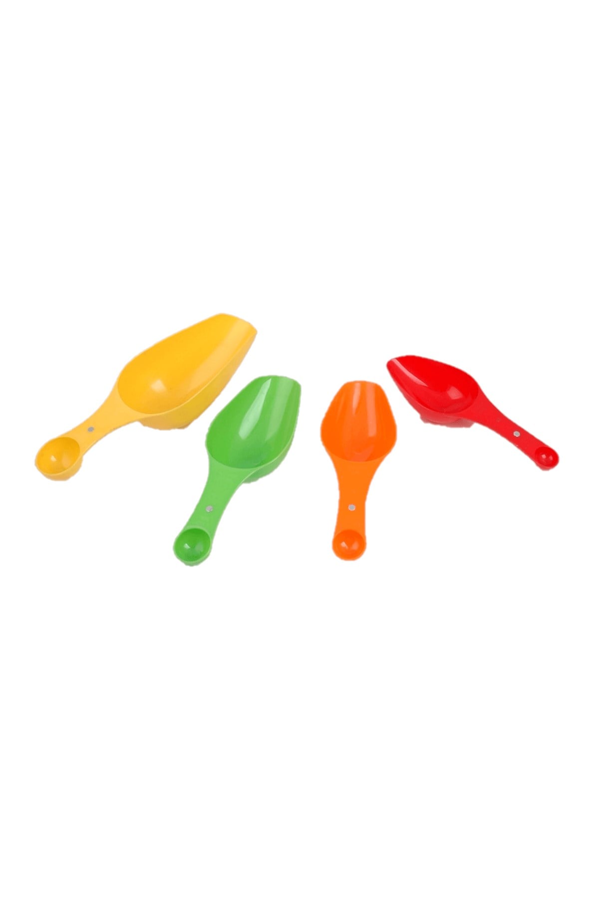 Renkli Plastik Ölçü Kaşığı Seti