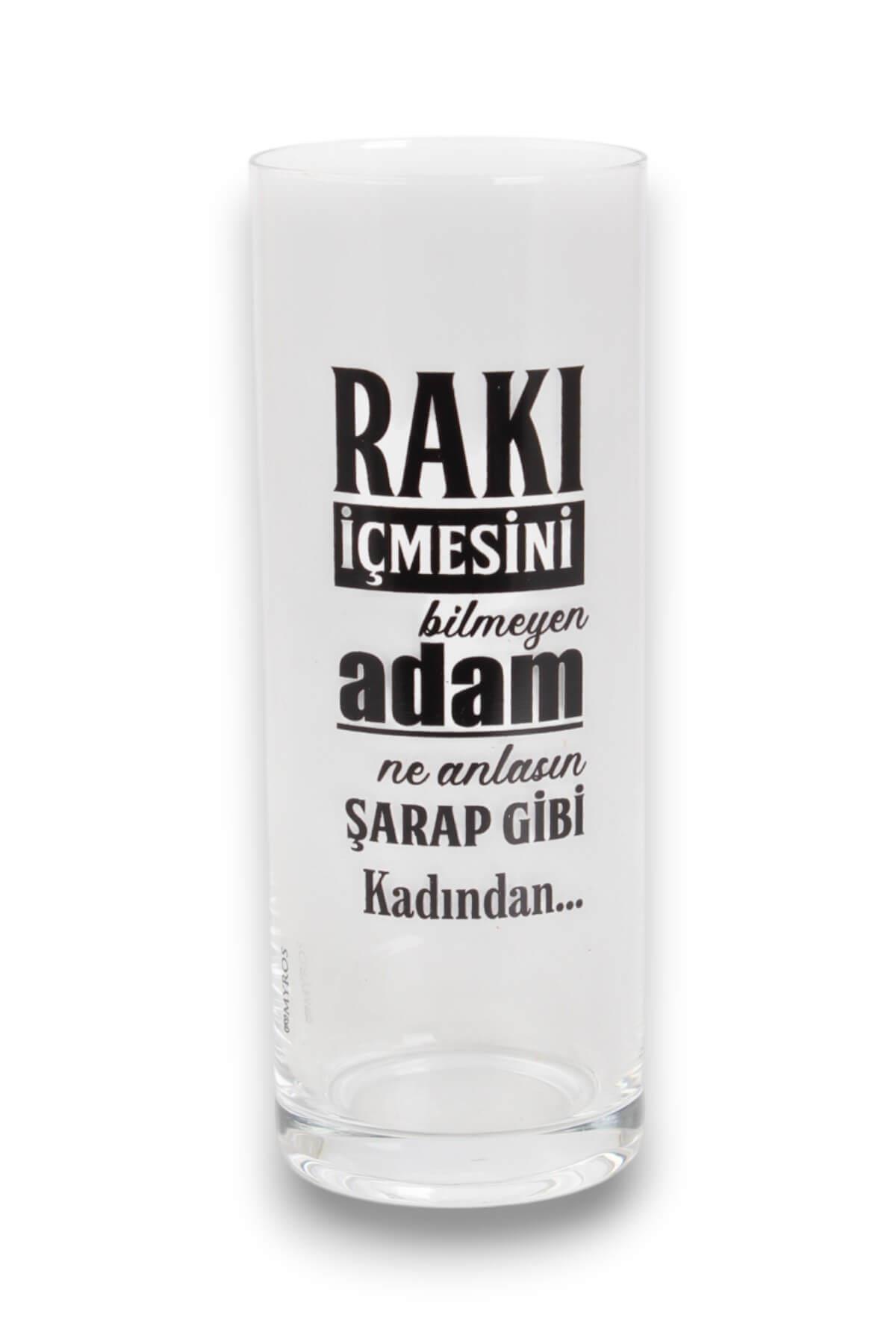 Şarap gibi kadın rakı kadehi