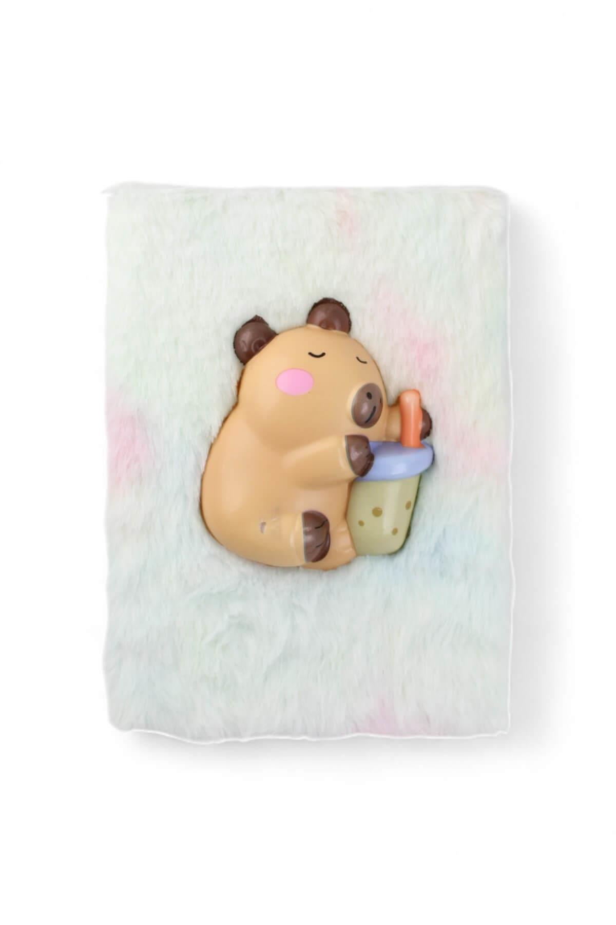 Sukuşili  Capybara Peluş Defter