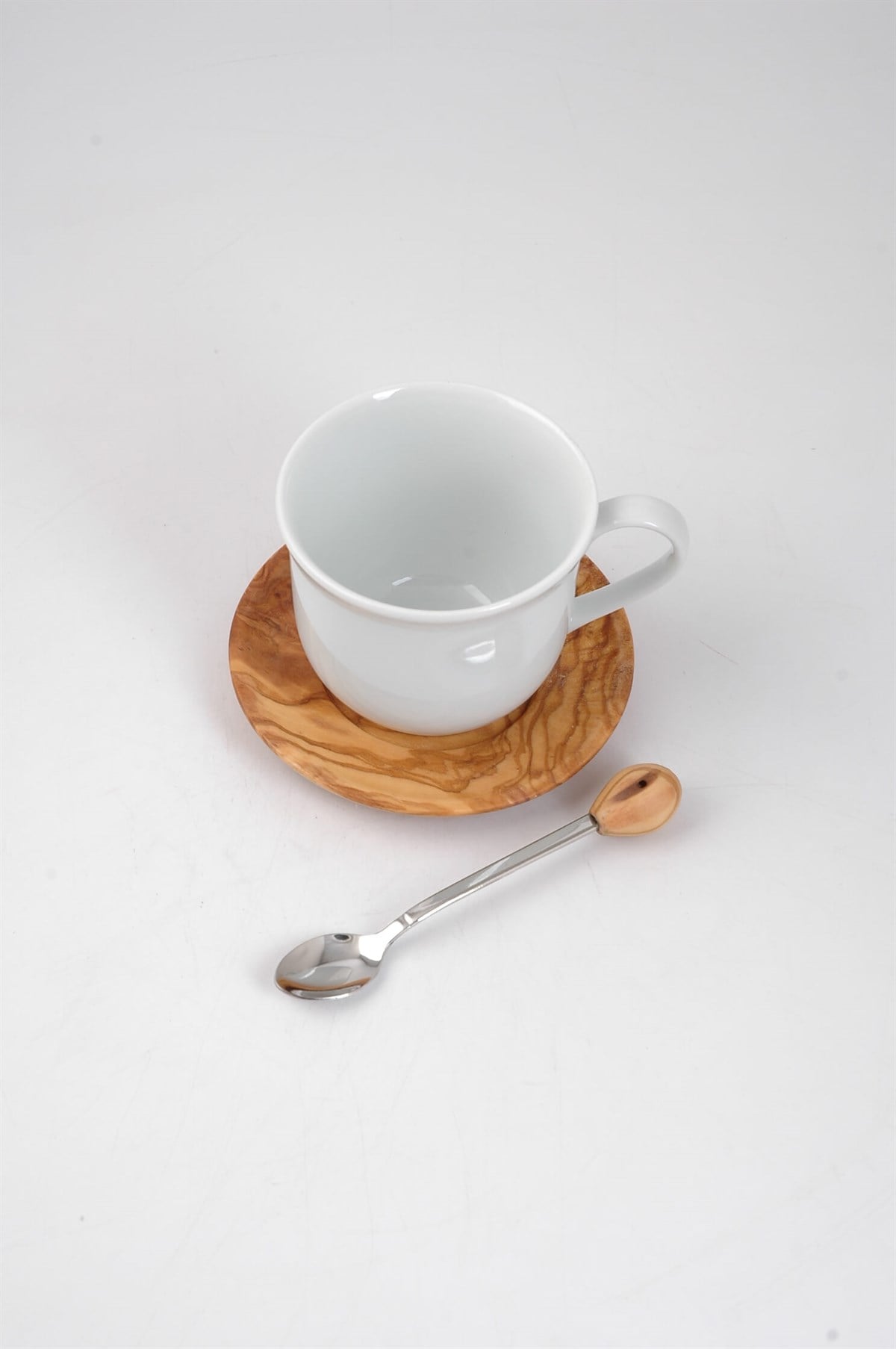 Zeytin Ağacı Çay Fincan Seti Kaşıklı
