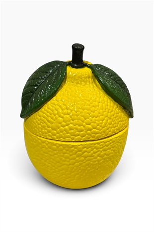  Seramik Limon  Kokulu Soya Mumu