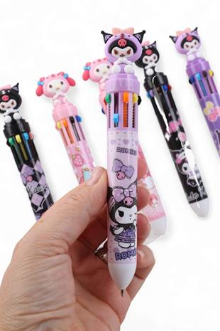 10 Renk Kuromi Tükenmez Kalem