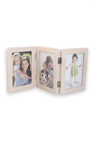 10x15cm İnce 3 Resimli Paravan Çerçeve