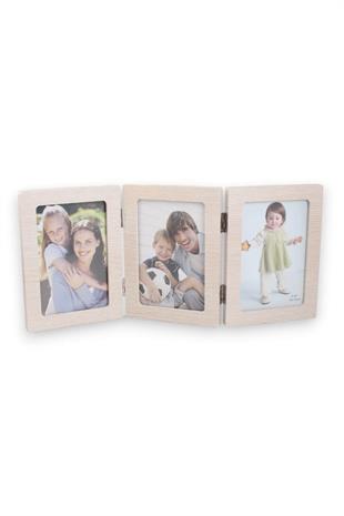 10x15cm İnce 3 Resimli Paravan Çerçeve