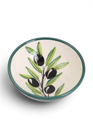 11cm Zeytin Desenli Kase
