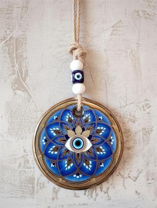 13 cm Yaldız Gold  Detaylı Nazarlık No:1