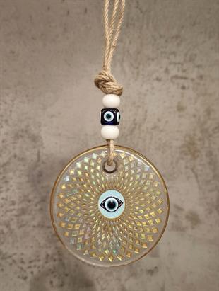 13 cm Yaldız Gold  Detaylı Nazarlık No:5