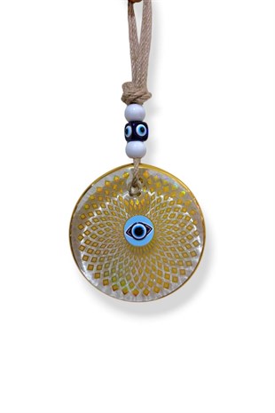13 cm Yaldız Gold  Detaylı Nazarlık No:5