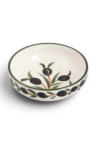 13cm Zeytin Desenli Kase