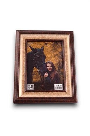 13x18 Krem Kahve Paris Eskitme Plastik Çerçeve