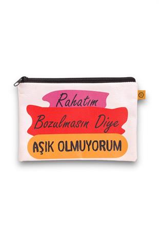 14x20cm Rahatım Bozulmasın Deri Cüzdan
