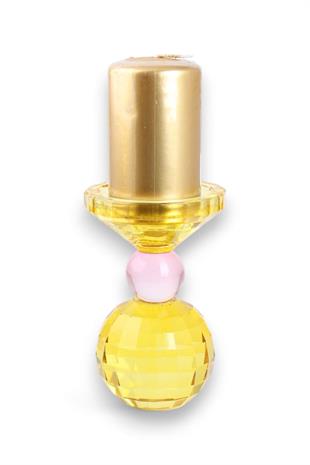 15cm Kristal Top Mumluk Sarı Pembe