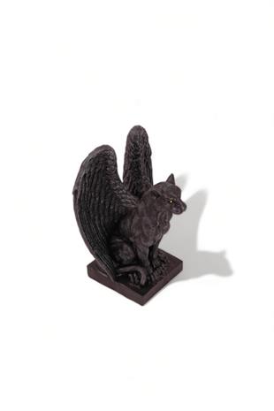 16cm Kanatlı Siyah Puma Polyester Dekor