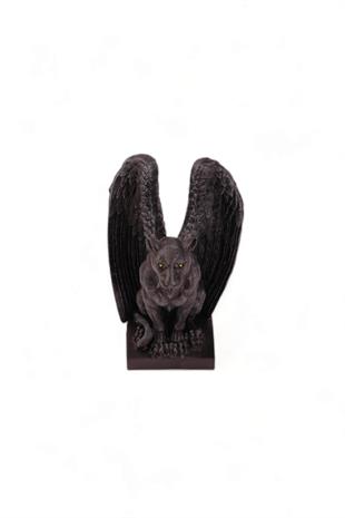 16cm Kanatlı Siyah Puma Polyester Dekor