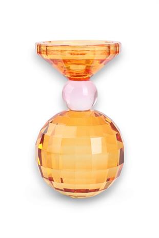 17cm Kristal Top Mumluk Turuncu Pembe