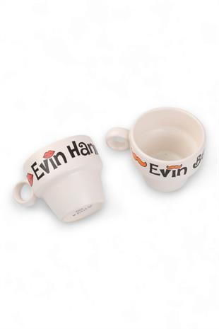 2Li Evin Hanımı Evin Beyi Espresso Fincanı