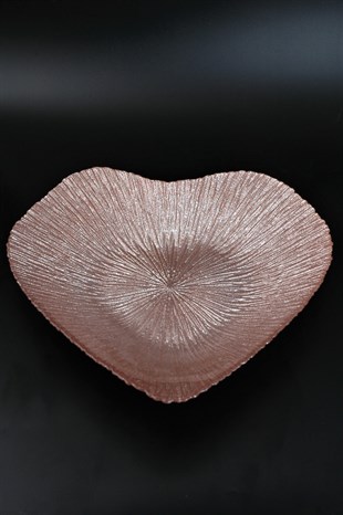 30cm Rose Simli Cam Kalp Kase