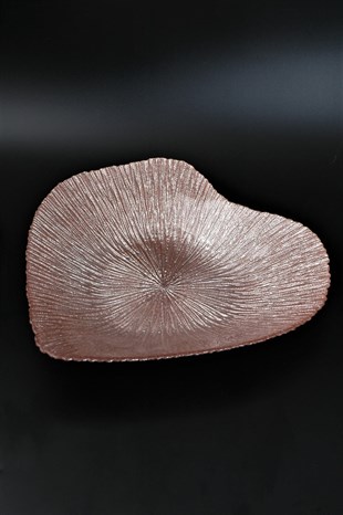 30cm Rose Simli Cam Kalp Kase