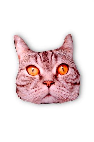 35cm Tekir Kedi Kafası Yastık