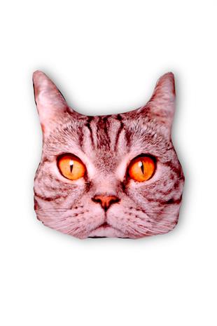 35cm Tekir Kedi Kafası Yastık