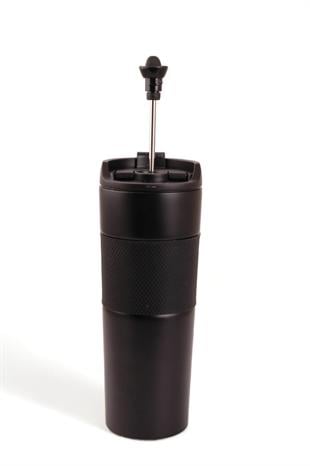 Siyah French Press Termos Bardak 500ml