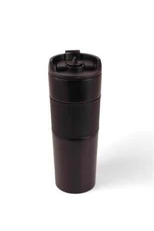 Siyah French Press Termos Bardak 500ml