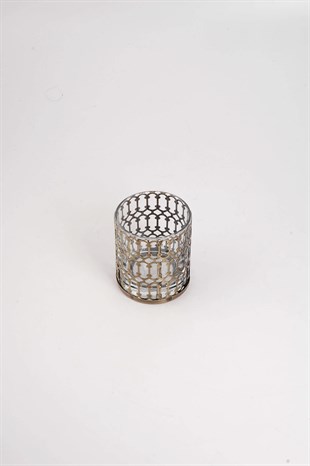 7 cm Antik Eskitme Bardak Mumluk