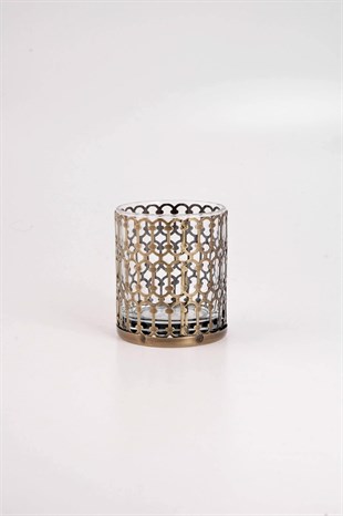 7 cm Antik Eskitme Bardak Mumluk