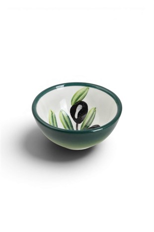 8cm Zeytin Desenli Kase