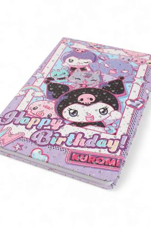A5 Nokta Simli  Kuromi Defter