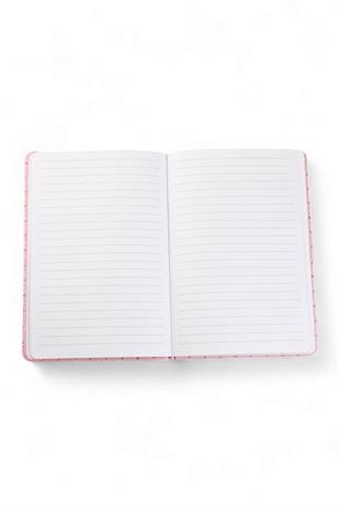 A5 Nokta Simli  Pembe Panda Defter