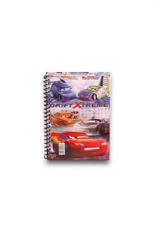 A6 Cars Mini Spiralli Çizgili Defter