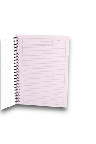 A6 Unicorn Mini Spiralli Çizgili Defter