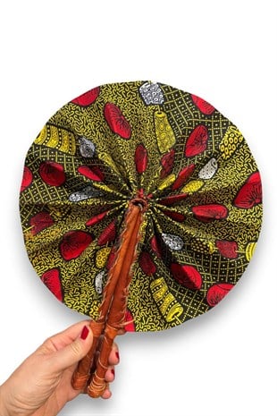 Afrika El Yapımı Yelpaze No.76