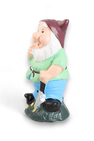 Kürekli Islık Çalan Cüce Dekor 25cm