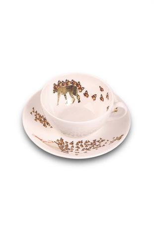 Büyük Porselen Safari Çay Fincan