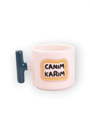 Canım Karım T Mavi Saplı Kupa