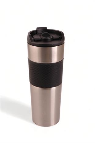 Gümüş French Press Termos Bardak 500ml