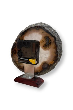 Kalsedon Akik Masa Saati K32