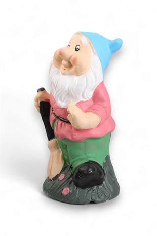 Süpürgeli Islık Çalan Cüce Dekor 25cm
