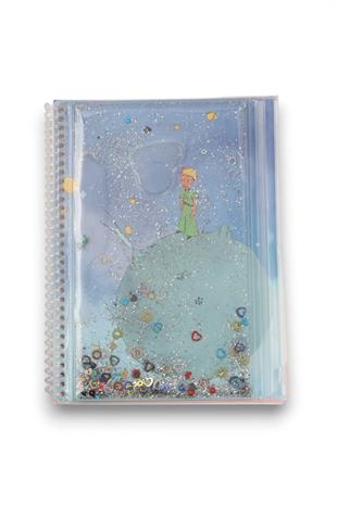Küçük Prens Desenli Sulu Kalemlikli A5 Defter