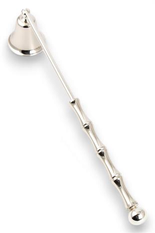 Metal Bambu Sap Mum Söndürücü Gümüş