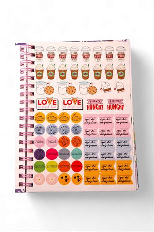 My Planner Tasarımlı Konuşan Stickerlı Ajanda Defter