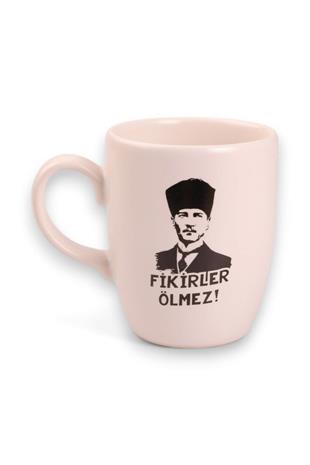 Oval Atatürk Fikirler Ölmez Kupa