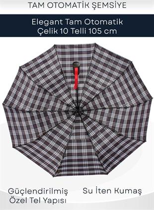 Premıum Ekose Desenli Çanta Boy Şemsiye
