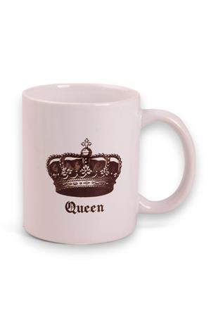 Queen Taç Kupa Seti Siyah Beyaz
