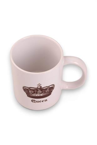 Queen Taç Kupa Seti Siyah Beyaz