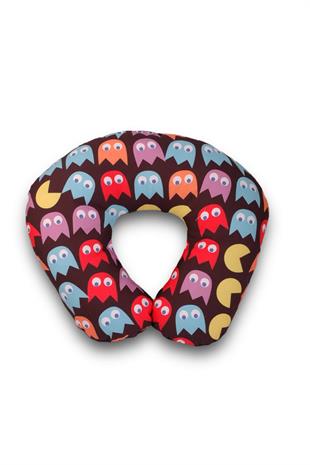 Renkli Pac-man Boyun Yastığı