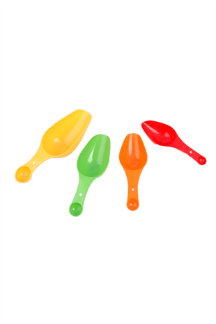 Renkli Plastik Ölçü Kaşığı Seti