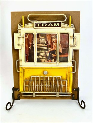 Sarı Tramvay Çerçeve 2 Yönlü